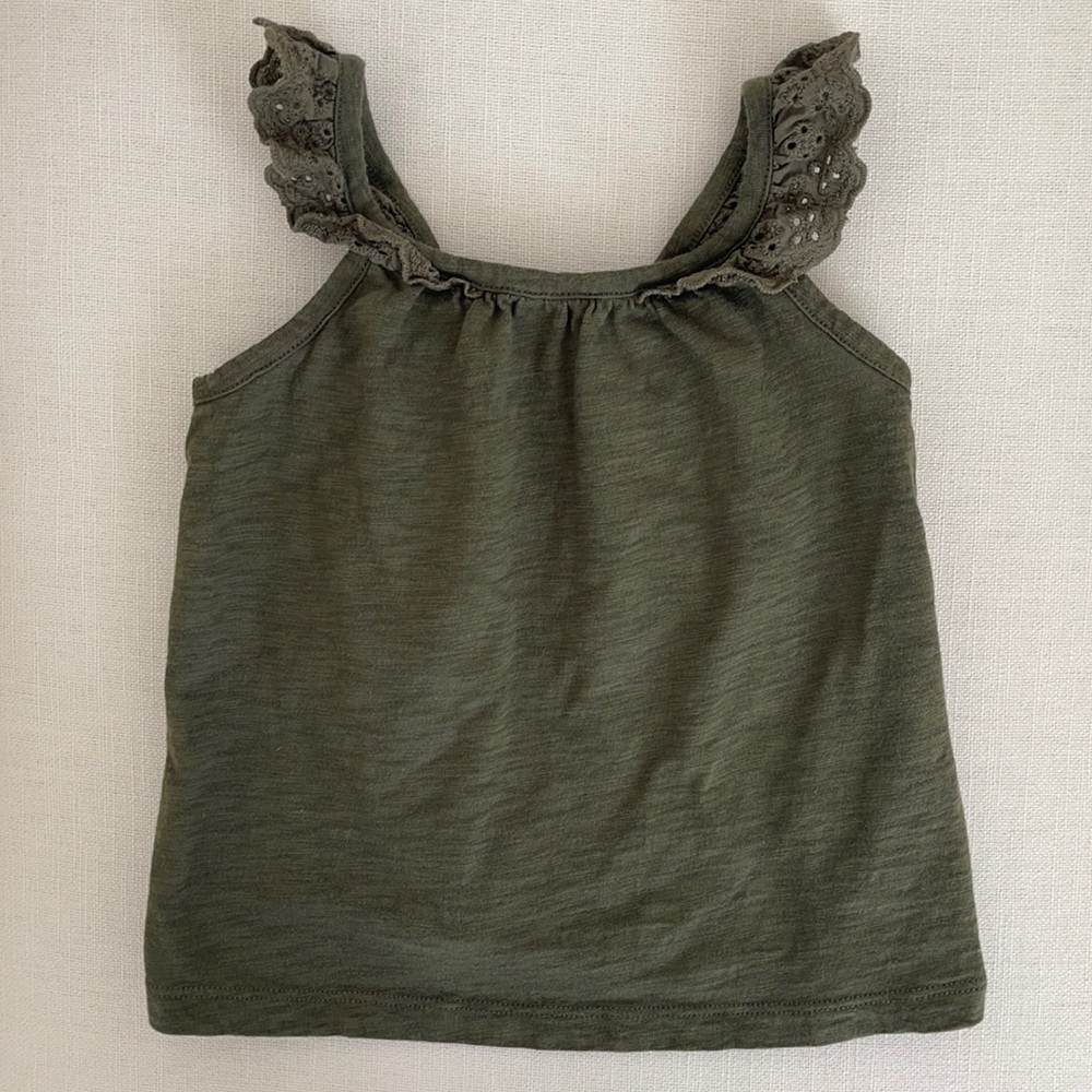 GAP toddler girl eyelet tank top